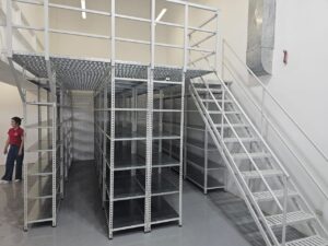 Pisos metálicos, estructuras