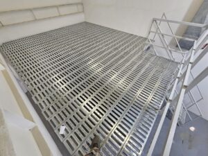 Pisos metálicos, estructuras